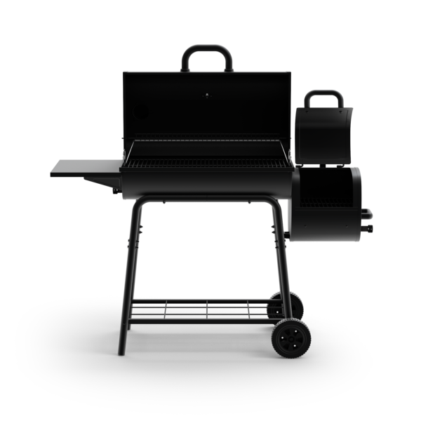 29 in. Barrel Charcoal Grill with Smoker