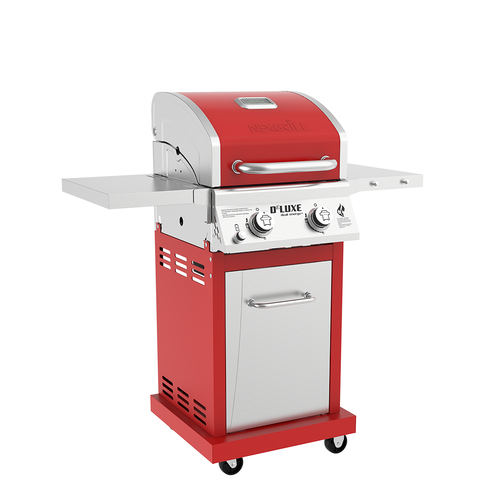 DEluxe 2-Burner Grill in Red